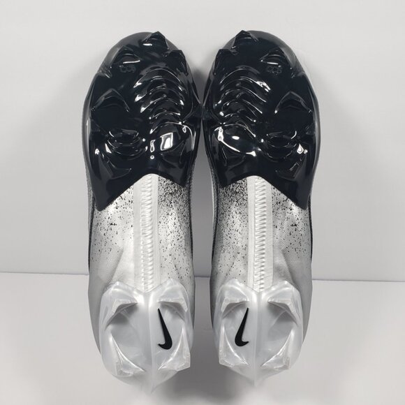 Nike Vapor Edge Elite 360 2 Silver Black White Football Cleats DA5457-003 Mens10 - Picture 9 of 12